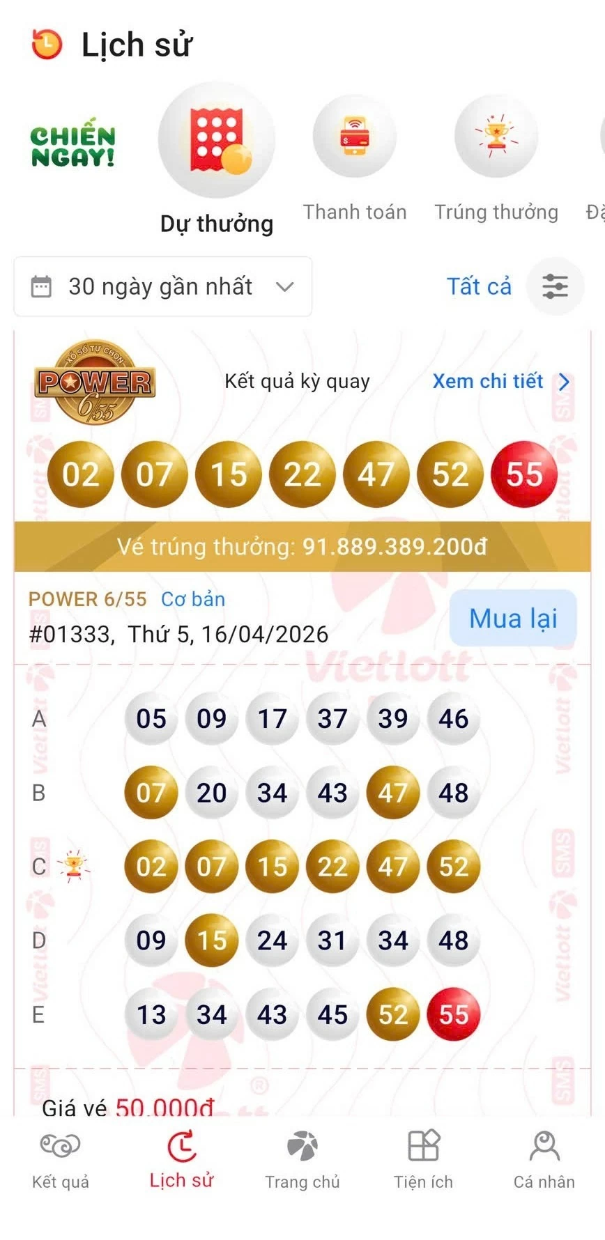 Xây dựng bộ số phong thủy cho từng loại xổ số, nam doanh nhân tại Ninh Bình trúng Jackpot Power 6/55 hơn 91 tỷ đồng Xây dựng bộ số phong thủy cho từng loại xổ số, nam doanh nhân tại Ninh Bình trúng Jackpot Power 6/55 hơn 91 tỷ đồng