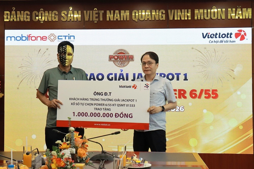 Xây dựng bộ số phong thủy cho từng loại xổ số, nam doanh nhân tại Ninh Bình trúng Jackpot Power 6/55 hơn 91 tỷ đồng