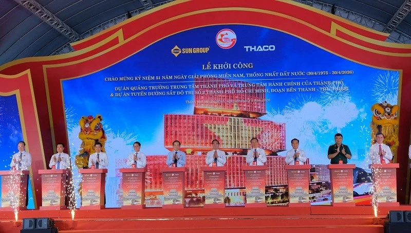 TP.Hồ Chí Minh đồng loạt khởi công hàng loạt dự án lớn TP.Hồ Chí Minh đồng loạt khởi công hàng loạt dự án lớn