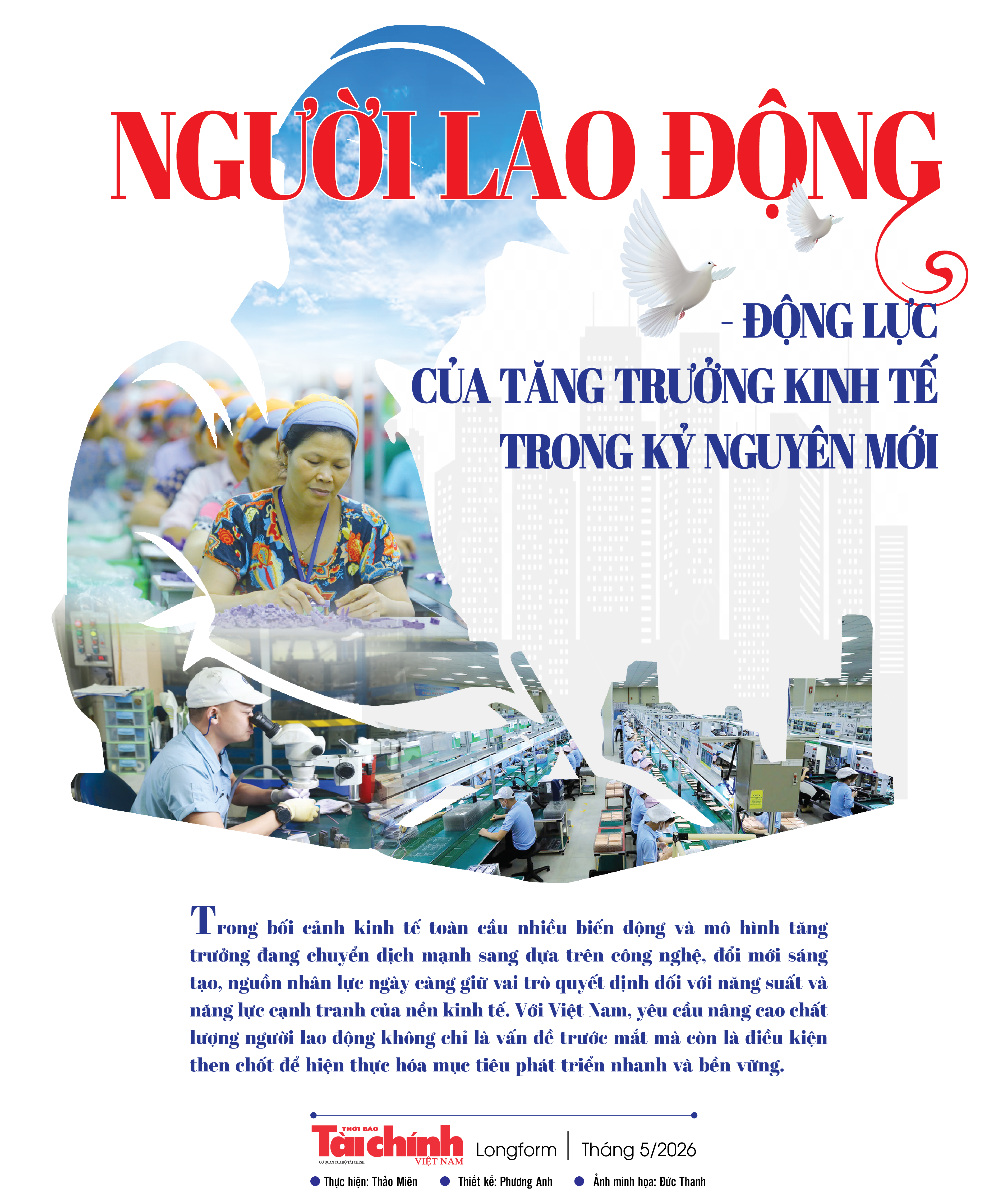 Người lao động - động lực của tăng trưởng kinh tế trong kỷ nguyên mới