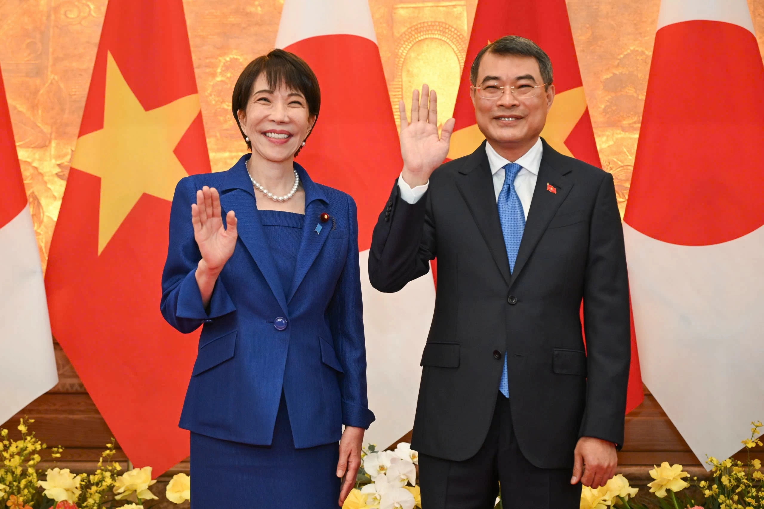 Thủ tướng Lê Minh Hưng chủ trì lễ đón Thủ tướng Nhật Bản Takaichi Sanae thăm chính thức Việt Nam