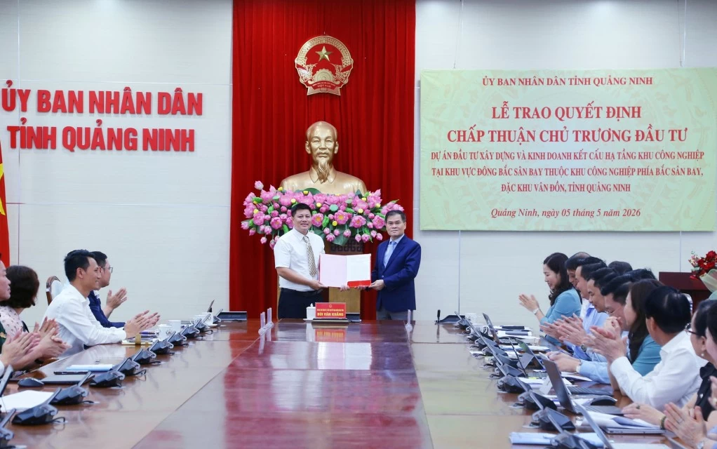 Quảng Ninh: Chấp thuận chủ trương đầu tư khu công nghiệp Đông Bắc sân bay Vân Đồn