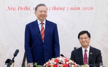 Tổng Bí thư, Chủ tịch nước Tô Lâm gặp gỡ cộng đồng người Việt Nam tại Ấn Độ