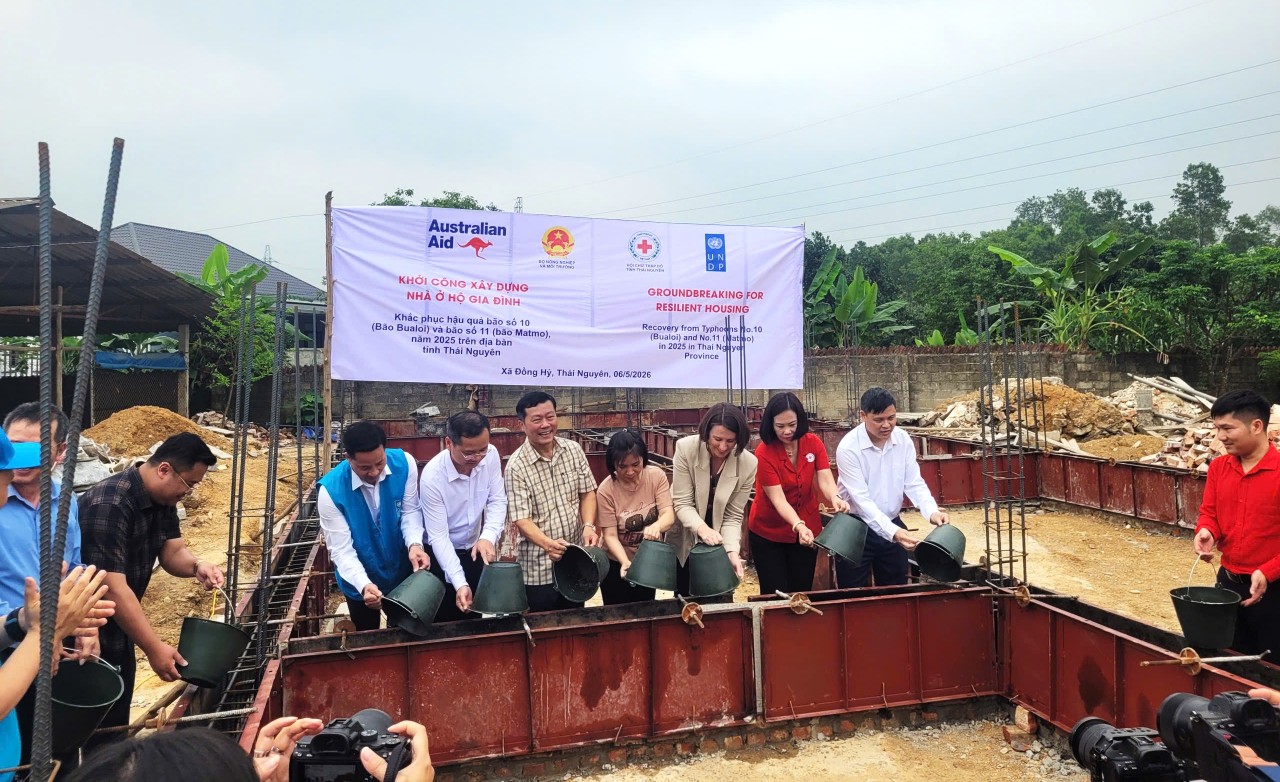 Hỗ trợ phục hồi sinh kế, nhà ở cho người dân Thái Nguyên sau bão lũ