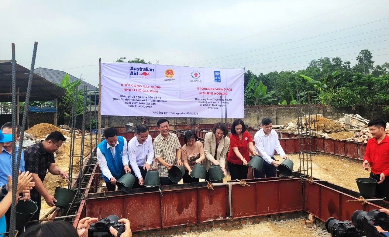 Hỗ trợ phục hồi sinh kế, nhà ở cho người dân Thái Nguyên sau bão lũ