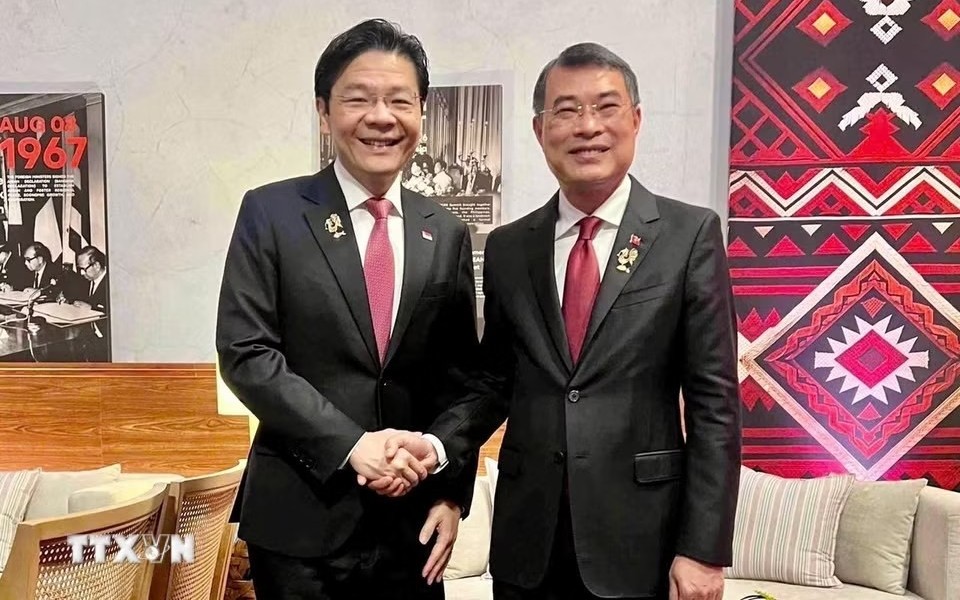 Thủ tướng Chính phủ Lê Minh Hưng gặp Lãnh đạo các nước Singapore, Thái Lan, Indonesia tại Hội nghị Cấp cao ASEAN lần thứ 48