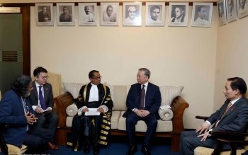 Tổng Bí thư, Chủ tịch nước Tô Lâm hội kiến Chủ tịch Quốc hội Sri Lanka