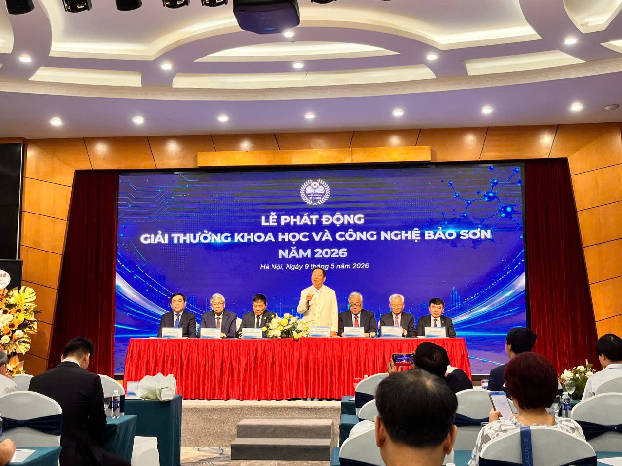 Giải thưởng Khoa học Công nghệ Bảo Sơn 2026 nâng mức thưởng lên 140.000 USD/giải