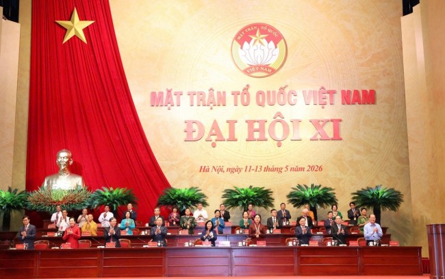 Phiên làm việc thứ nhất Đại hội đại biểu toàn quốc Mặt trận Tổ quốc Việt Nam lần thứ XI
