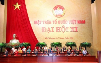 Phiên làm việc thứ nhất Đại hội đại biểu toàn quốc Mặt trận Tổ quốc Việt Nam lần thứ XI