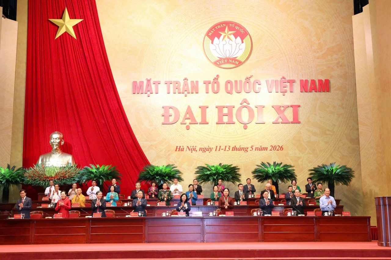 Phiên làm việc thứ nhất Đại hội đại biểu toàn quốc Mặt trận Tổ quốc Việt Nam lần thứ XI Phiên làm việc thứ nhất Đại hội đại biểu toàn quốc Mặt trận Tổ quốc Việt Nam lần thứ XI