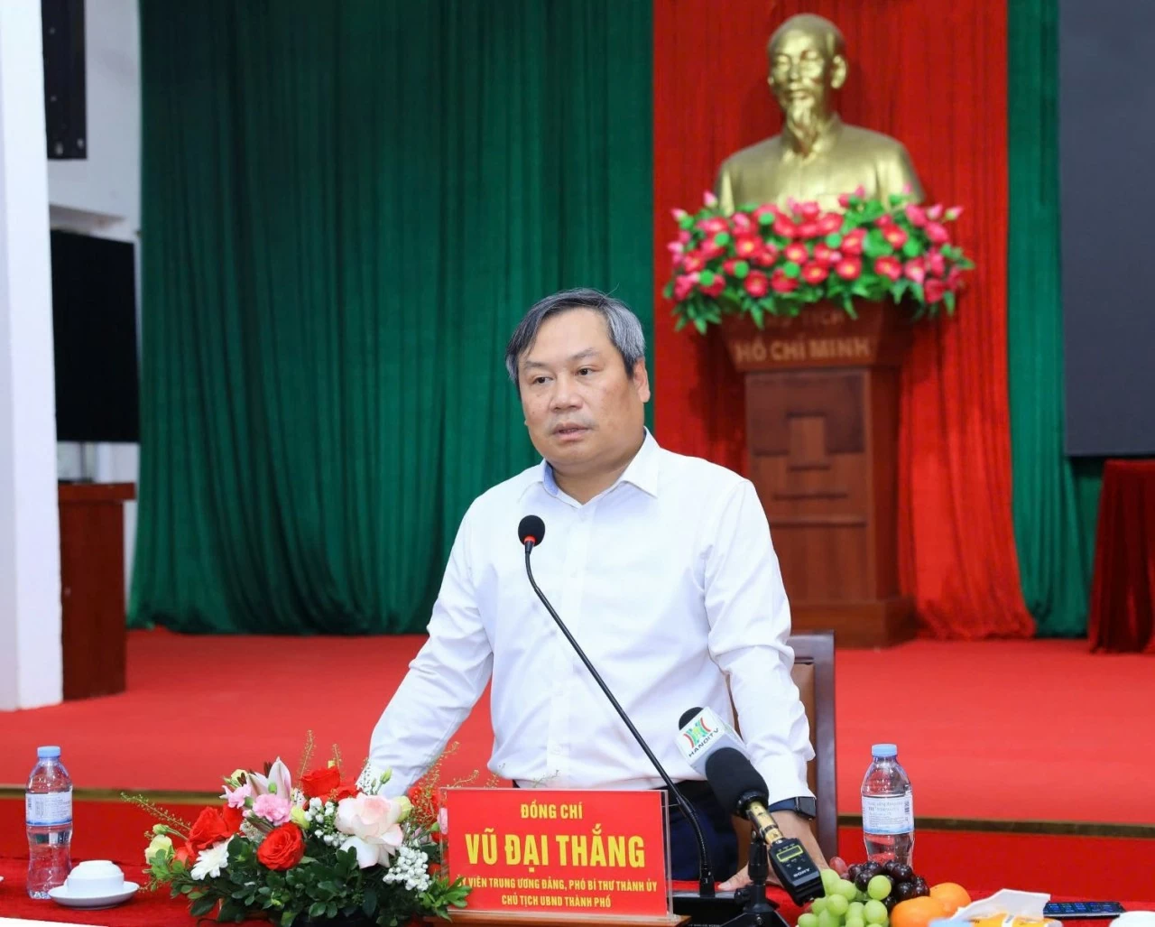 Chủ tịch Hà Nội Vũ Đại Thắng kiểm tra tiến độ Dự án Khu đô thị thể thao Olympic