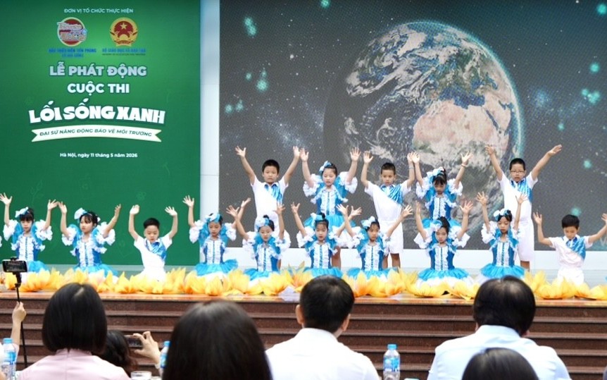 Lan tỏa “lối sống xanh”, thúc đẩy học sinh tiểu học hành động vì môi trường