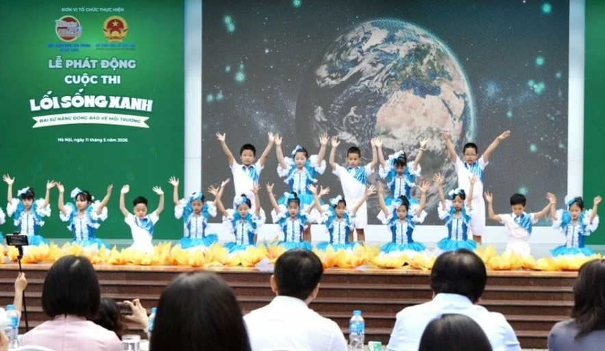 Lan tỏa “lối sống xanh”, thúc đẩy học sinh tiểu học hành động vì môi trường