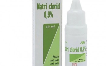 Thu hồi toàn quốc lô thuốc nhỏ mắt Natri clorid 0,9%