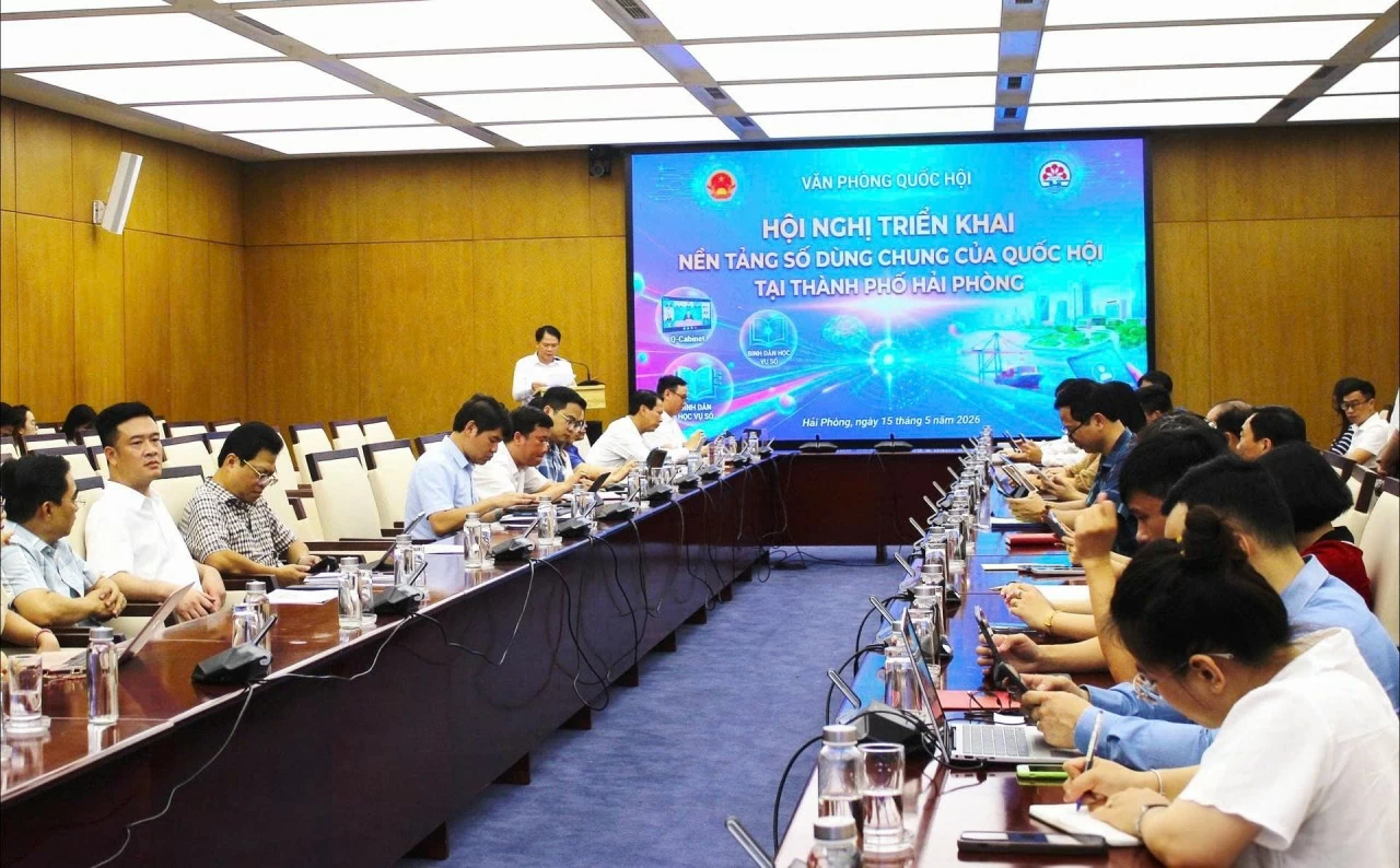 TP. Hải Phòng thí điểm nền tảng số dùng chung của Quốc hội TP. Hải Phòng thí điểm nền tảng số dùng chung của Quốc hội
