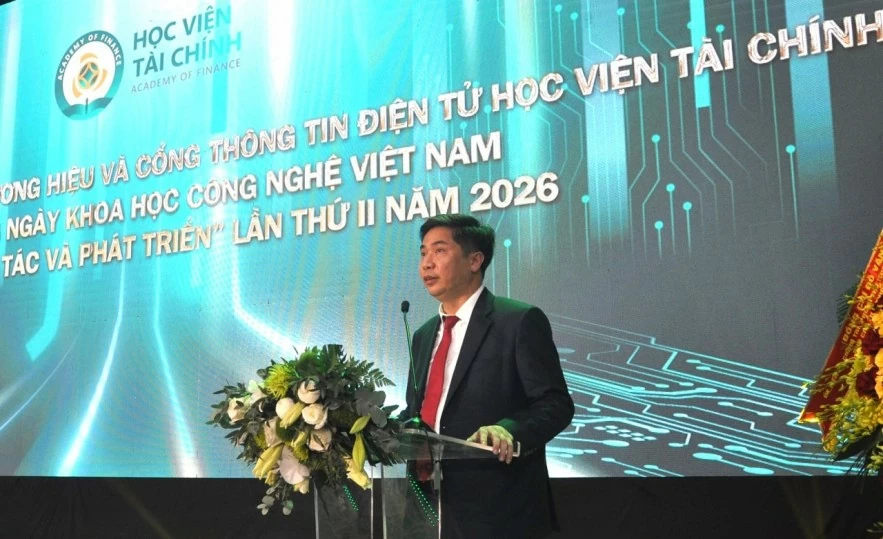 Học viện Tài chính công bố nhận diện thương hiệu mới và chào mừng ngày Khoa học công nghệ Việt Nam Thứ trưởng Cao Anh Tuấn: Học viện Tài chính cần tiếp tục khẳng định vị thế trung tâm đào tạo nguồn nhân lực tài chính chất lượng cao hàng đầu đất nước