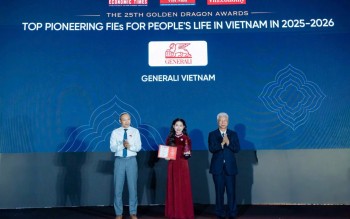 Generali Việt Nam khẳng định vị thế trong đổi mới sản phẩm bảo hiểm tại Giải thưởng Rồng Vàng 2026