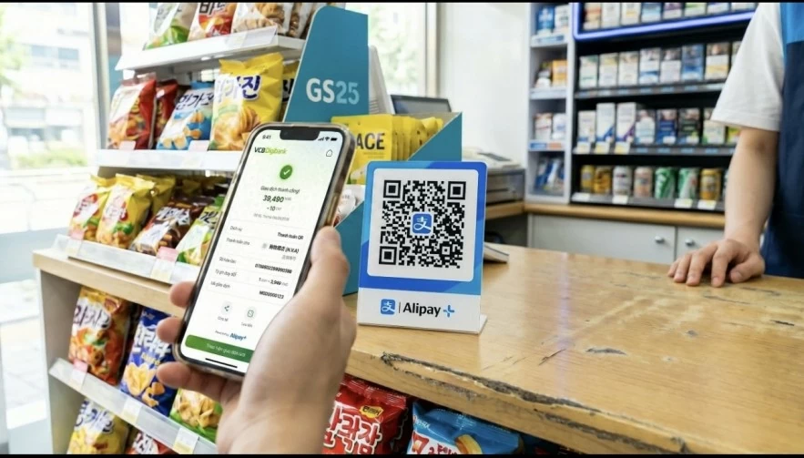 Vietcombank mở rộng thanh toán QR xuyên biên giới tới Nhật Bản và Hồng Kông Vietcombank mở rộng thanh toán QR xuyên biên giới tới Nhật Bản và Hồng Kông