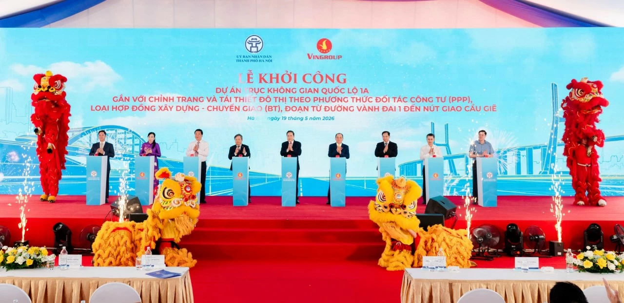 Khởi công Dự án mở rộng Quốc lộ 1A đoạn từ Vành đai 1 đến nút giao Cầu Giẽ - kiến tạo trục giao thông hiện đại bậc nhất Việt Nam Khởi công Dự án mở rộng Quốc lộ 1A đoạn từ Vành đai 1 đến nút giao Cầu Giẽ - kiến tạo trục giao thông hiện đại bậc nhất Việt Nam