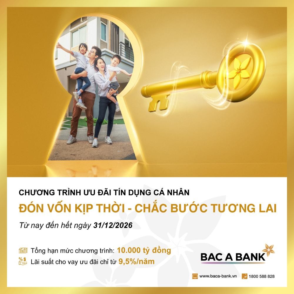 BAC A BANK cung cấp giải pháp vốn vay ưu đãi, linh hoạt dành cho khách hàng cá nhân BAC A BANK cung cấp giải pháp vốn vay ưu đãi, linh hoạt dành cho khách hàng cá nhân