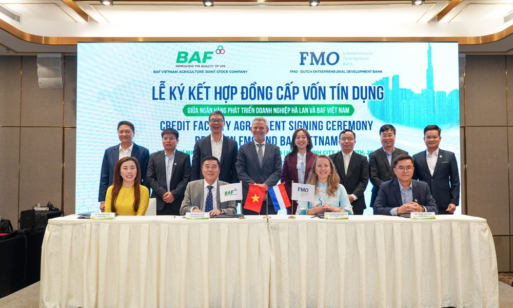 BAF nhận khoản cấp vốn tín dụng 50 triệu USD từ Ngân hàng Phát triển Doanh nghiệp Hà Lan BAF nhận khoản cấp vốn tín dụng 50 triệu USD từ Ngân hàng Phát triển Doanh nghiệp Hà Lan