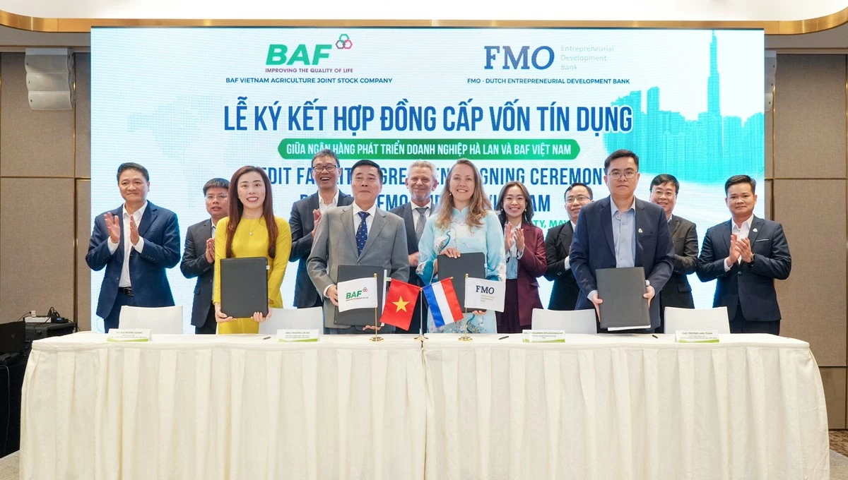 BAF nhận khoản cấp vốn tín dụng 50 triệu USD từ Ngân hàng Phát triển Doanh nghiệp Hà Lan