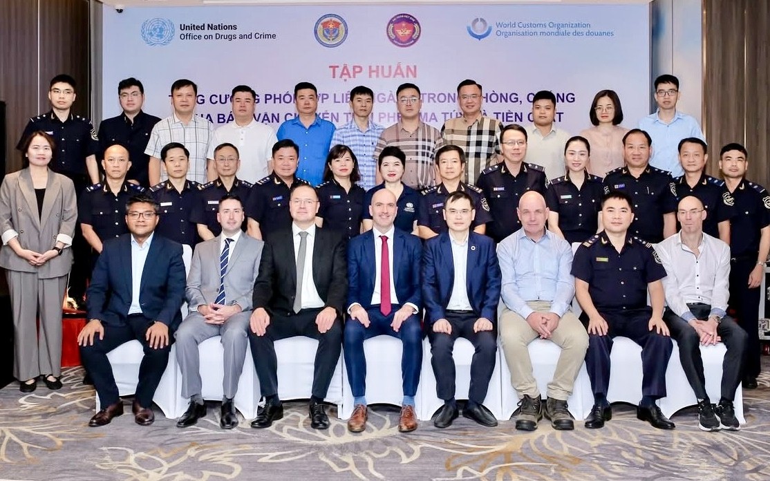 Hải quan, Công an và UNODC tăng cường phối hợp chặn ma túy xuyên biên giới