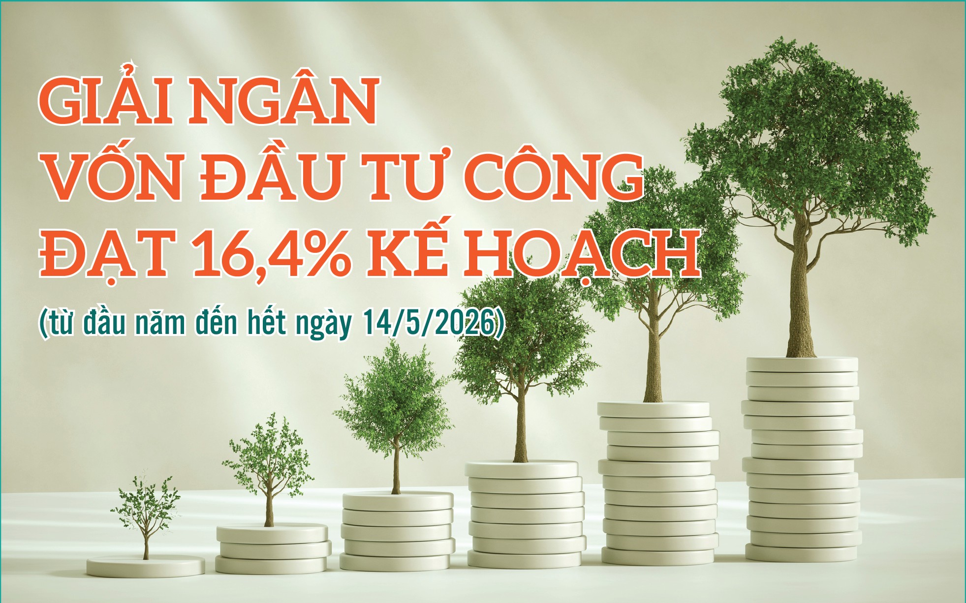 Infographics: Giải ngân vốn đầu tư công đạt 166.018,4 tỷ đồng