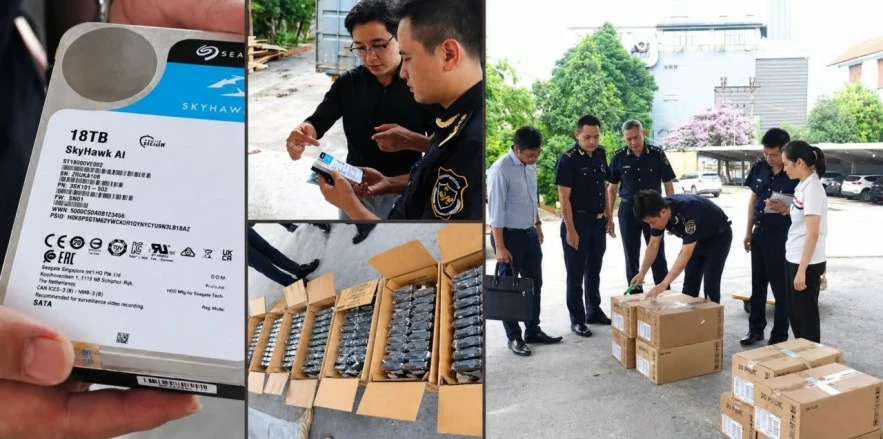 Hải quan tạm giữ lô ổ cứng trị giá hơn 3,5 tỷ đồng có dấu hiệu vi phạm quyền sở hữu trí tuệ Hải quan phát hiện, xử lý lô ổ cứng Seagate nghi giả mạo trị giá hơn 3,5 tỷ đồng
