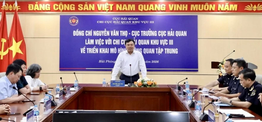 Kiểm tra đôn đốc vận hành thông quan tập trung tại Hải quan khu vực III từ 1/6/2026 Kiểm tra đôn đốc vận hành thông quan tập trung tại Hải quan khu vực III từ 1/6/2026