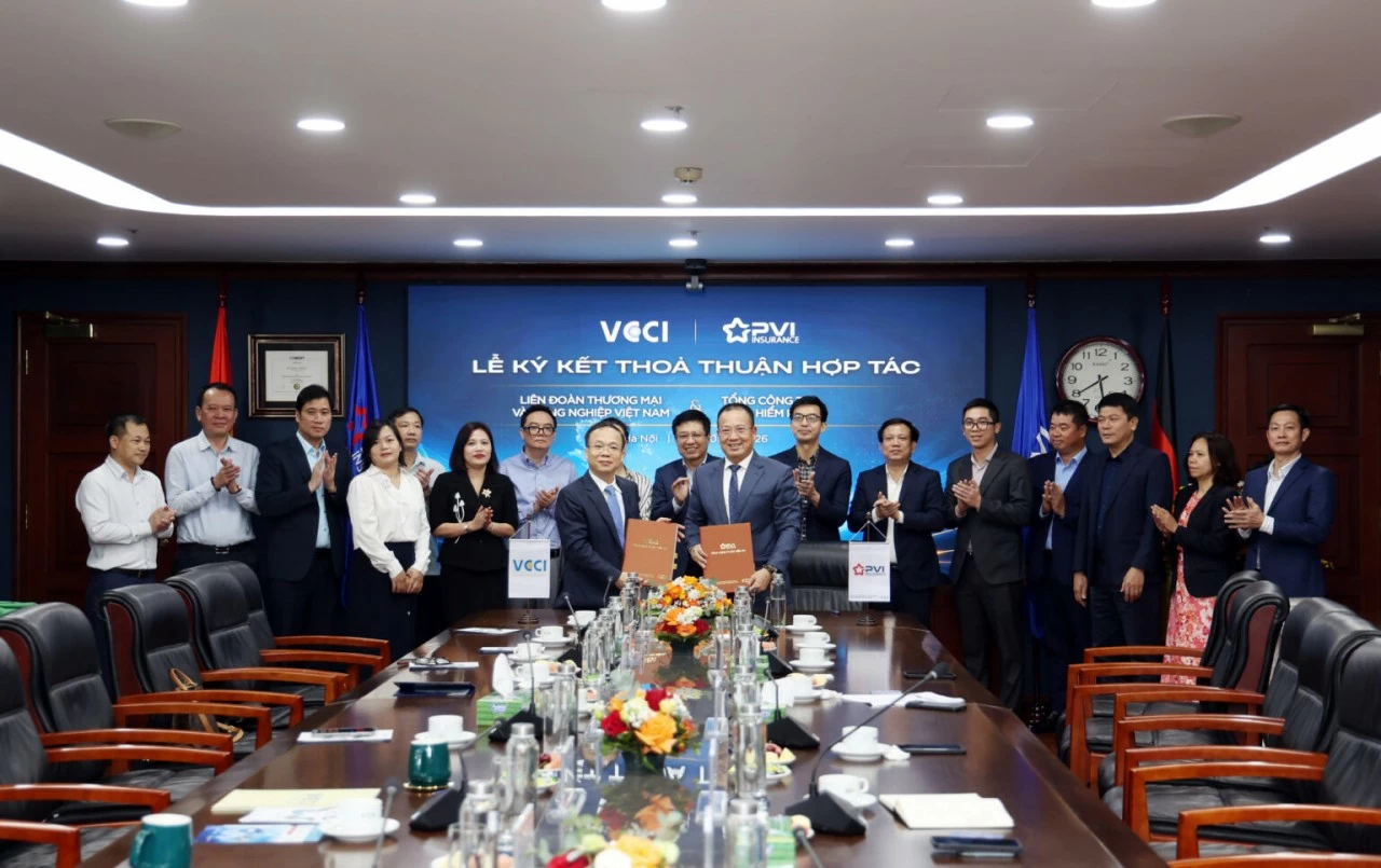 VCCI và Bảo hiểm PVI thiết lập hợp tác toàn diện, đồng hành nâng cao năng lực cạnh tranh cho doanh nghiệp