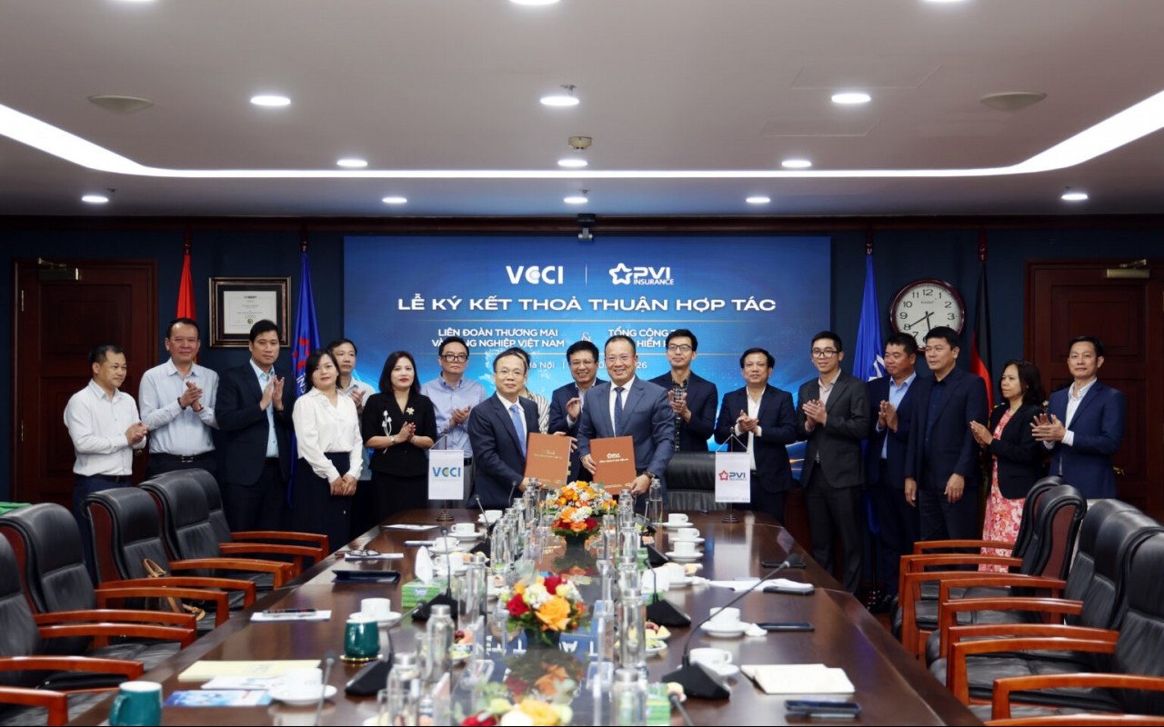 VCCI và Bảo hiểm PVI thiết lập hợp tác toàn diện, đồng hành nâng cao năng lực cạnh tranh cho doanh nghiệp