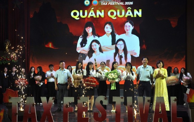 Trải qua 2 phần thi đầy kịch tính, đội Bloom giành Quán quân Festival Thuế 2026