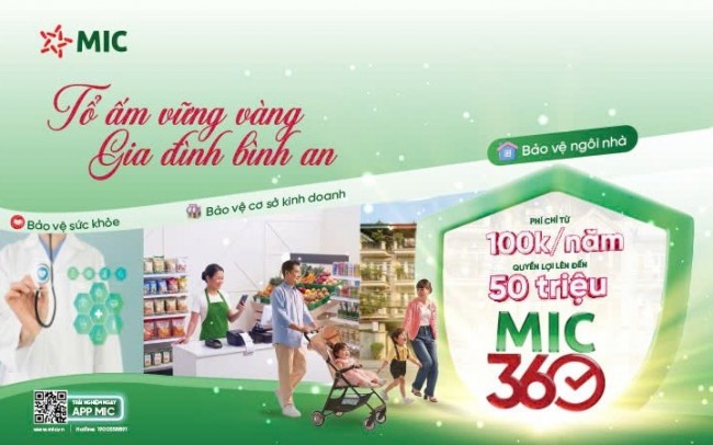 MIC 360: Đột phá giải pháp bảo hiểm “quốc dân”, bảo vệ toàn diện hộ kinh doanh và gia đình Việt