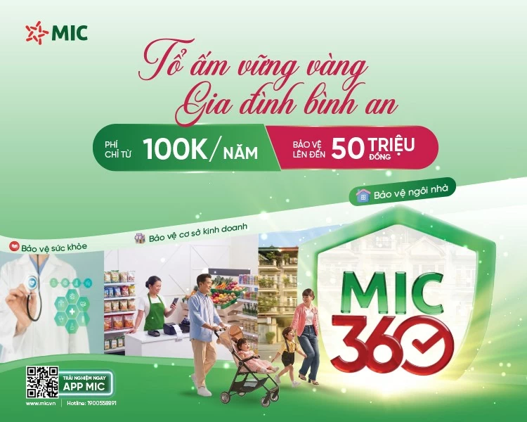 MIC 360: Đột phá giải pháp bảo hiểm “quốc dân”, bảo vệ toàn diện hộ kinh doanh và gia đình Việt