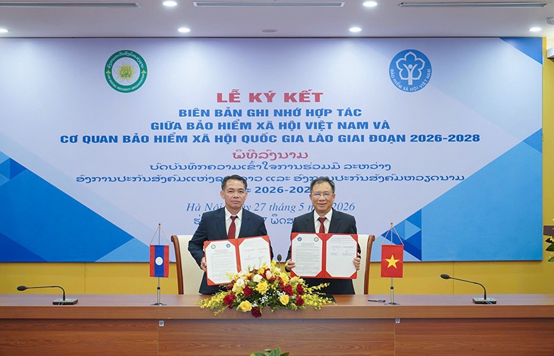Việt Nam và Lào ký kết hợp tác về bảo hiểm xã hội giai đoạn 2026 - 2028 Việt Nam và Lào ký kết hợp tác về bảo hiểm xã hội giai đoạn 2026 - 2028
