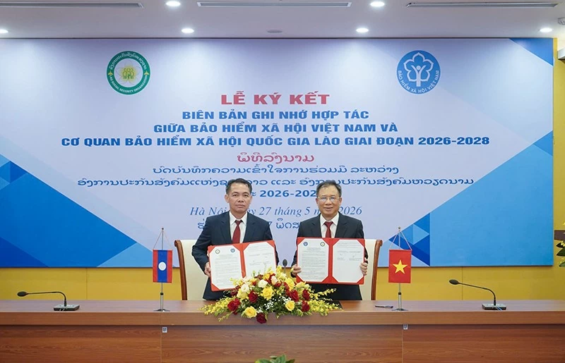 Việt Nam và Lào ký kết hợp tác về bảo hiểm xã hội giai đoạn 2026 - 2028 Việt Nam và Lào ký kết hợp tác về bảo hiểm xã hội giai đoạn 2026 - 2028