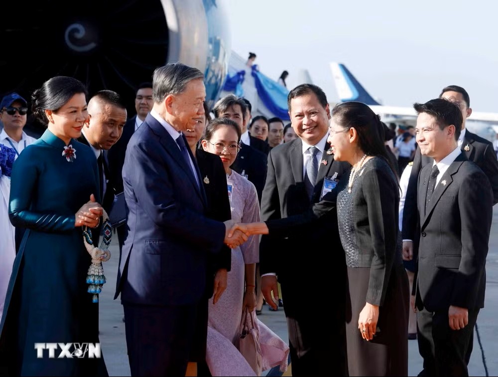 Tổng Bí thư, Chủ tịch nước Tô Lâm đến Bangkok tiếp tục chuyến thăm chính thức Thái Lan Tổng Bí thư, Chủ tịch nước Tô Lâm đến Bangkok tiếp tục chuyến thăm chính thức Thái Lan