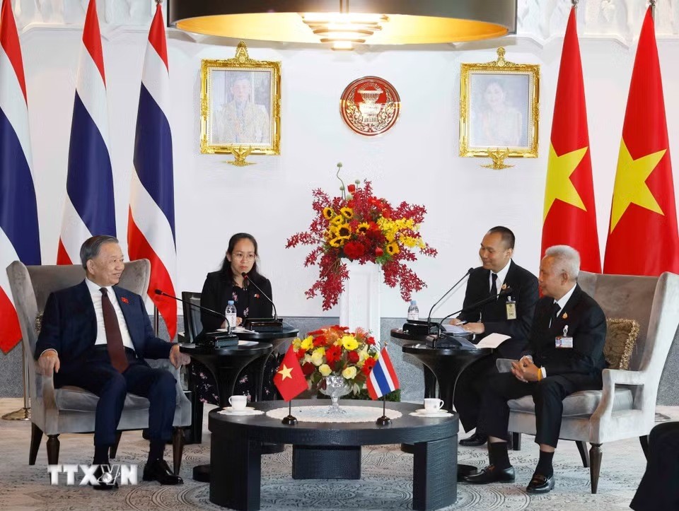Tổng Bí thư, Chủ tịch nước Tô Lâm hội kiến Chủ tịch Quốc hội Thái Lan Tổng Bí thư, Chủ tịch nước Tô Lâm hội kiến Chủ tịch Quốc hội Thái Lan