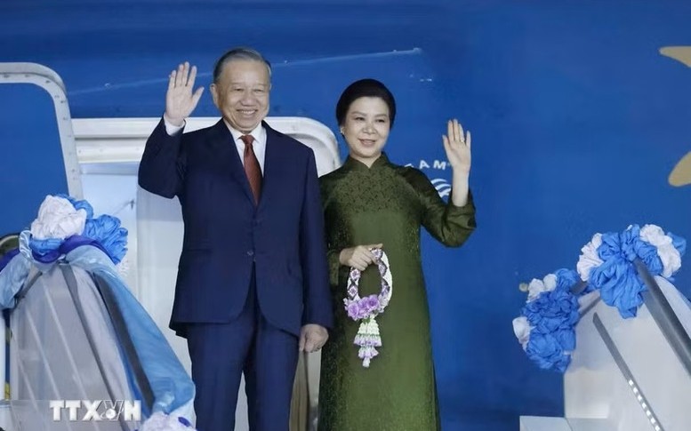 Tổng Bí thư, Chủ tịch nước Tô Lâm và Phu nhân kết thúc tốt đẹp chuyến thăm chính thức Thái Lan; lên đường thăm cấp Nhà nước tới Singapore