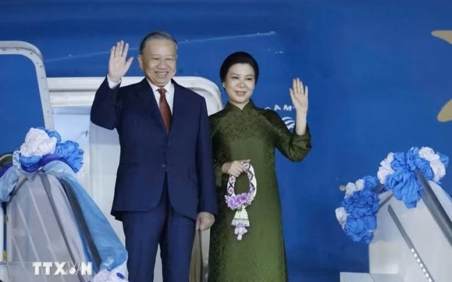 Tổng Bí thư, Chủ tịch nước Tô Lâm và Phu nhân kết thúc tốt đẹp chuyến thăm chính thức Thái Lan; lên đường thăm cấp Nhà nước tới Singapore
