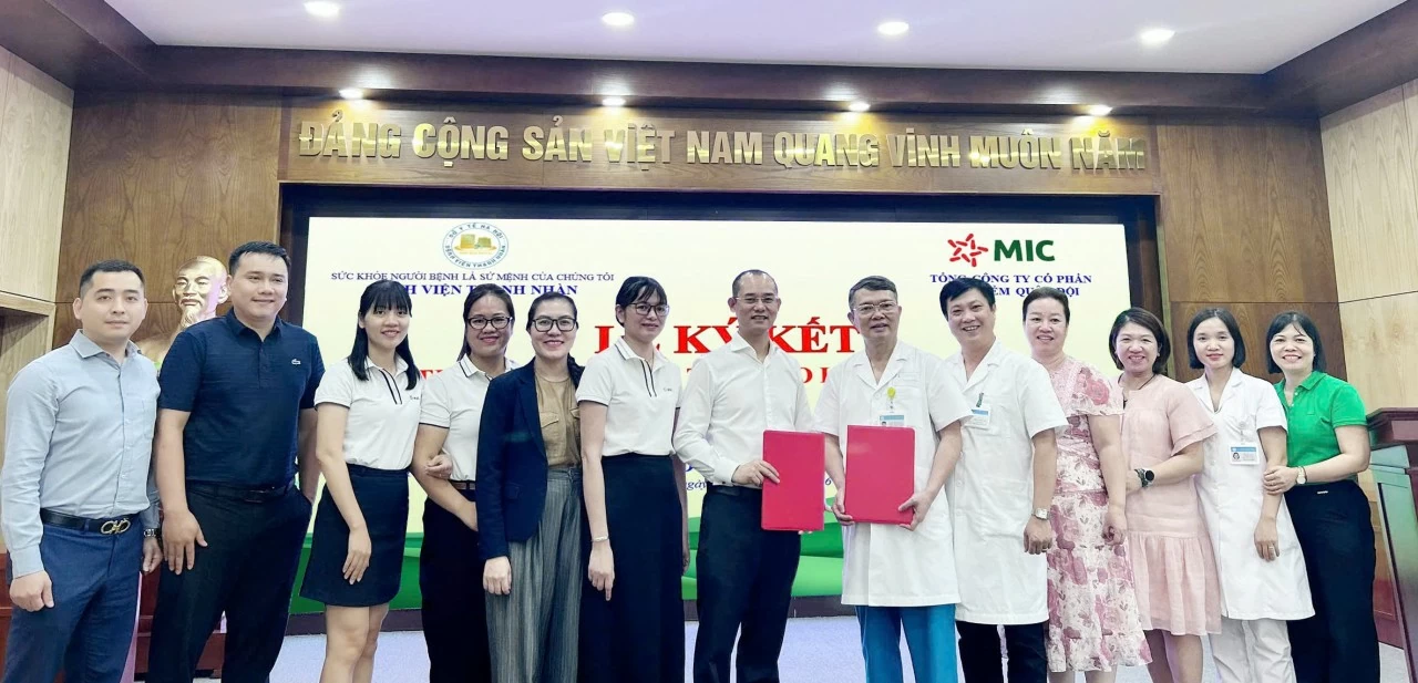 Bảo hiểm Quân đội và Bệnh viện Thanh Nhàn ký kết hợp tác bảo lãnh viện phí trực tiếp nâng cao chất lượng dịch vụ khám chữa bệnh Bảo hiểm Quân đội và Bệnh viện Thanh Nhàn ký kết hợp tác bảo lãnh viện phí trực tiếp nâng cao chất lượng dịch vụ khám chữa bệnh
