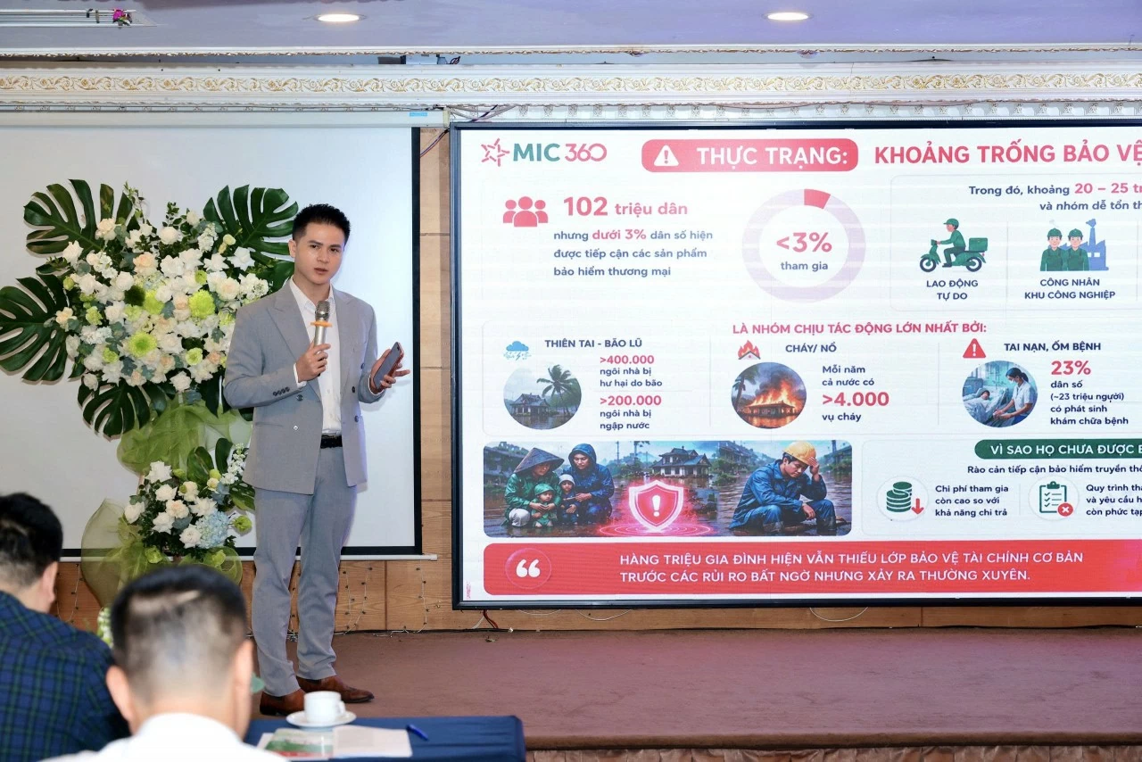 Bảo hiểm Quân đội lần đầu tiên ra mắt sản phẩm mic 360 - bảo vệ gói gọn trong một điểm chạm chi phí chỉ từ 100.000 đồng/năm Bảo hiểm Quân đội lần đầu tiên ra mắt sản phẩm MIC 360 - bảo vệ gói gọn trong một điểm chạm chi phí chỉ từ 100.000 đồng/năm