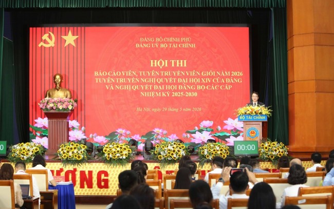 Đảng ủy Bộ Tài chính tổ chức Hội thi báo cáo viên, tuyên truyền viên giỏi trong Đảng bộ Bộ Tài chính