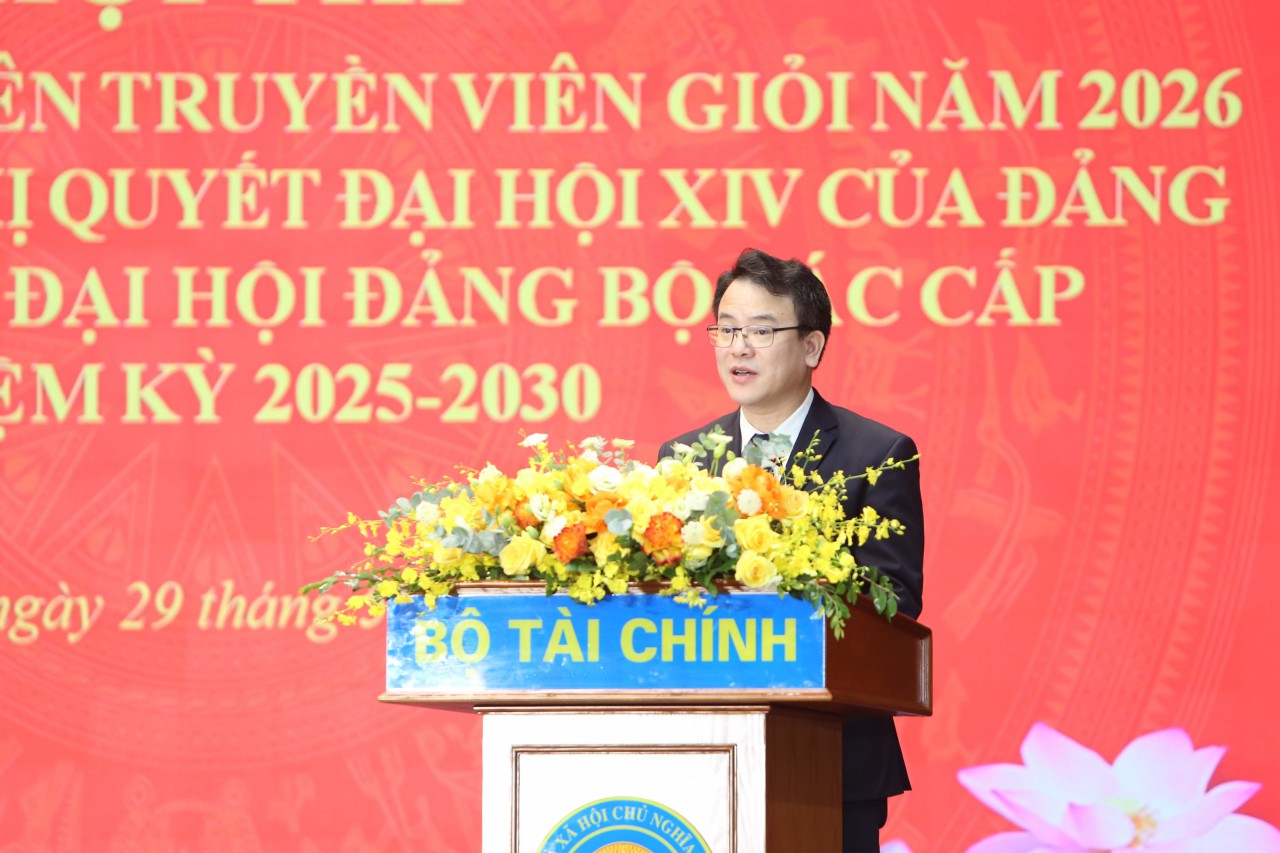 Đảng ủy Bộ Tài chính tổ chức Hội thi báo cáo viên, tuyên truyền viên giỏi trong Đảng bộ Bộ Tài chính