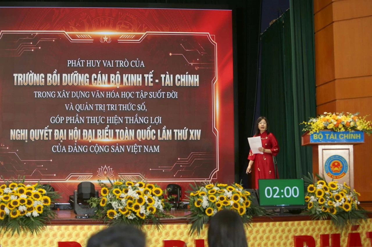 Đảng ủy Bộ Tài chính tổ chức Hội thi báo cáo viên, tuyên truyền viên giỏi trong Đảng bộ Bộ Tài chính Đảng ủy Bộ Tài chính tổ chức Hội thi báo cáo viên, tuyên truyền viên giỏi trong Đảng bộ Bộ Tài chính