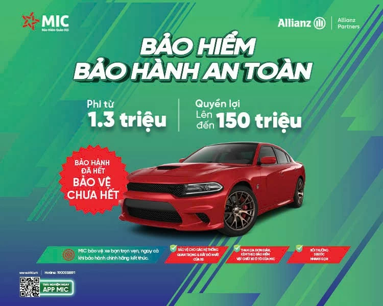 Bảo hiểm Bảo hành an toàn MIC - giải pháp tối ưu dành cho chủ xe không lo gián đoạn bảo hành chính hãng Bảo hiểm Bảo hành an toàn MIC - giải pháp tối ưu dành cho chủ xe không lo gián đoạn bảo hành chính hãng