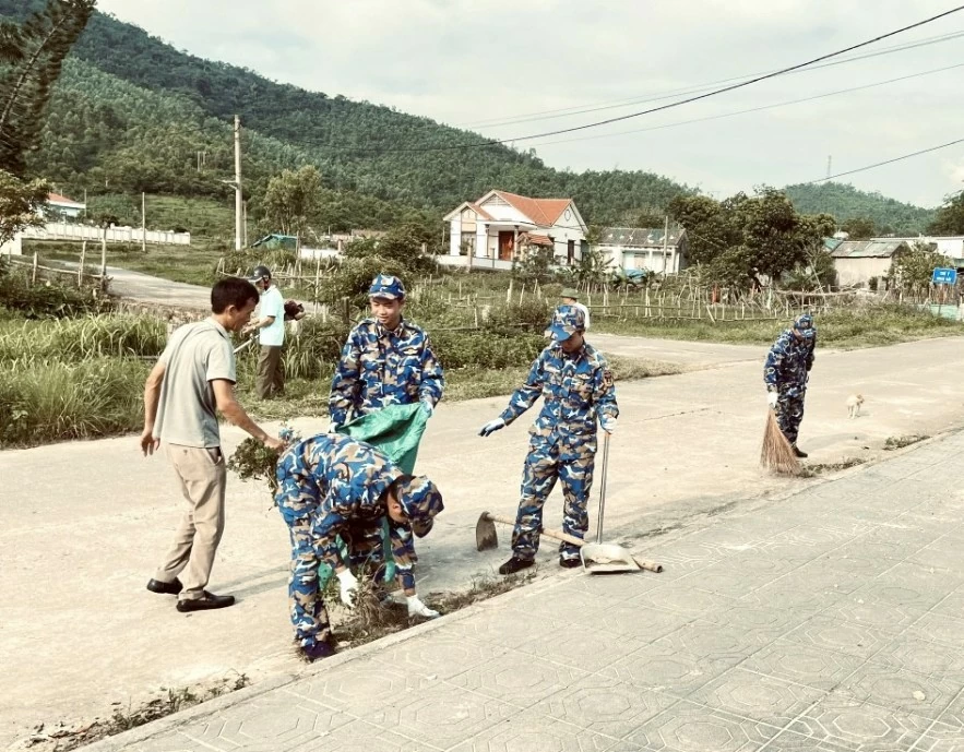 Trung đoàn 151 chung tay bảo vệ môi trường, xây dựng đảo xanh bền vững Trung đoàn 151 chung tay bảo vệ môi trường, xây dựng đảo xanh bền vững