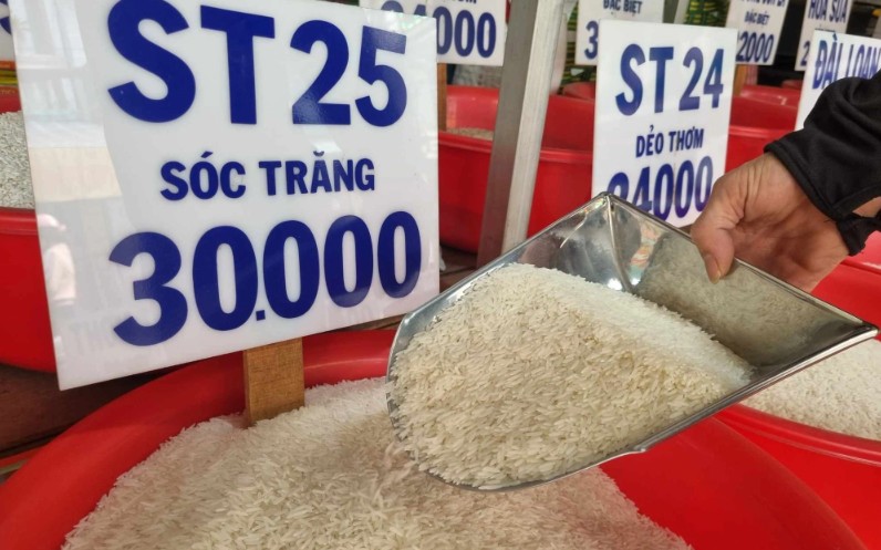 Ngày 1/6: Giá gạo nguyên liệu xuất khẩu tại Đồng bằng sông Cửu Long tăng